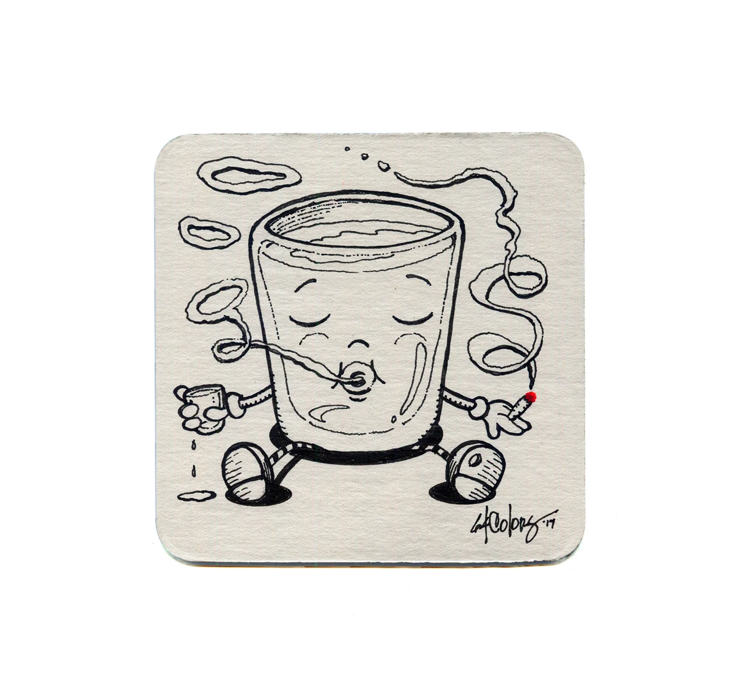 S2 64 Colors - Shot Puff 04 Coaster