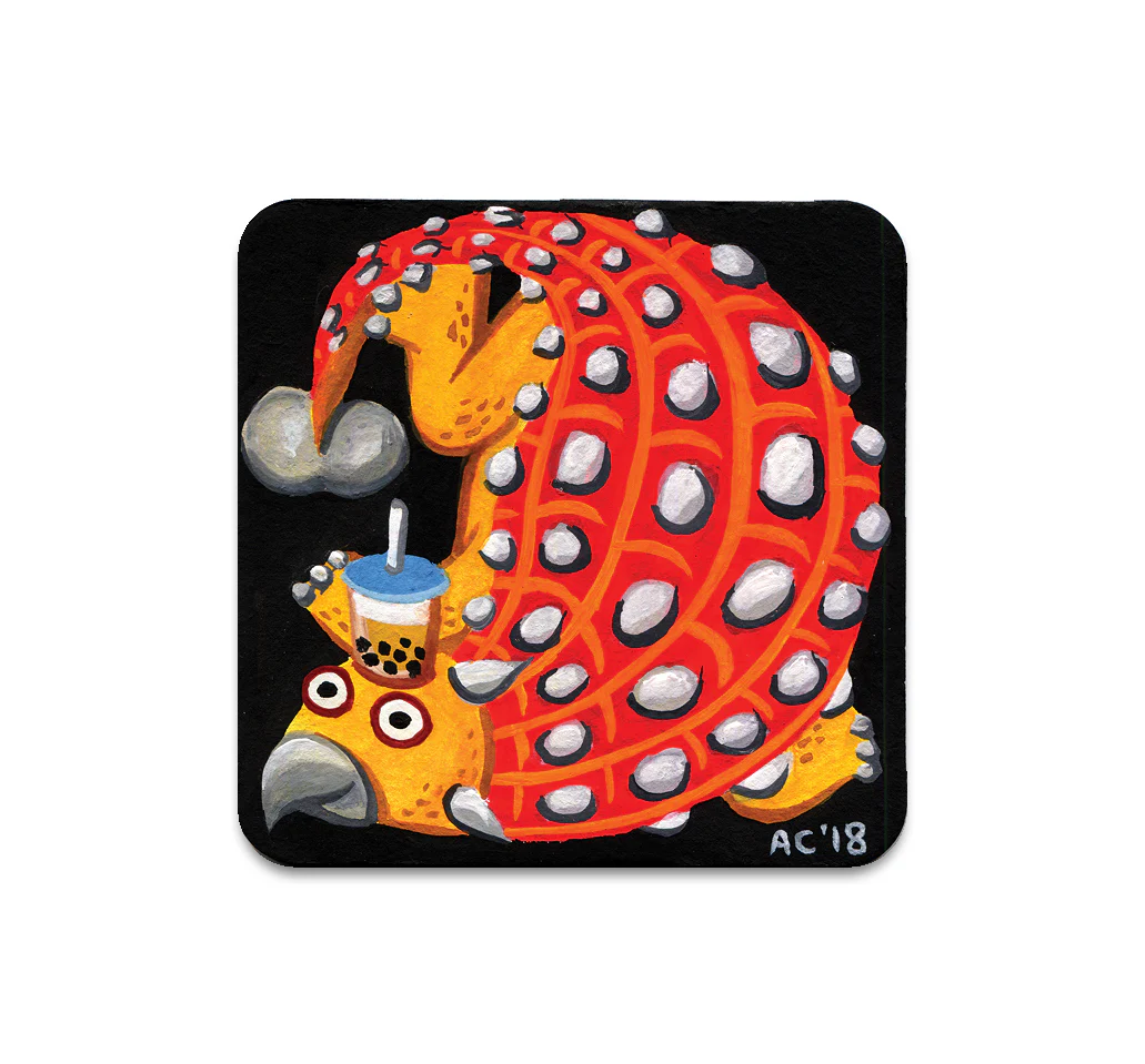 S3 Alex Chiu - Ankylo With Bubble Tea Coaster