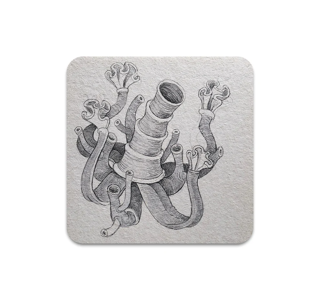 S3 Alex Kuno - Offal 6 Coaster