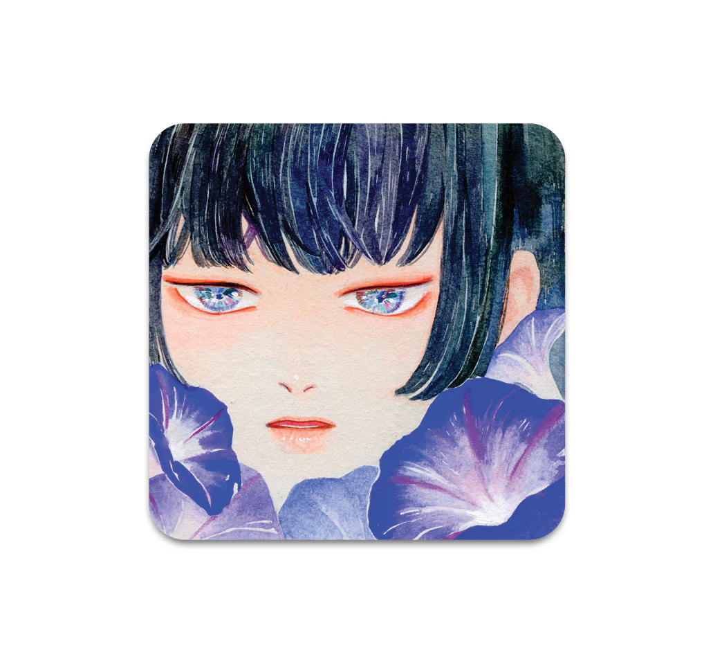 S3 Ava An - Morning Glories Coaster