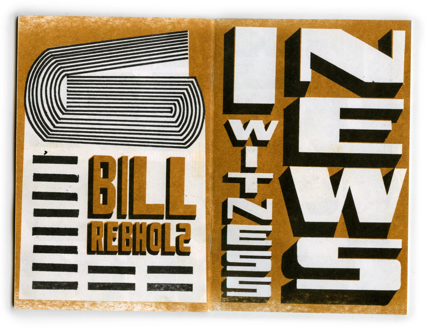 Bill Rebholz - I Witness News Zine