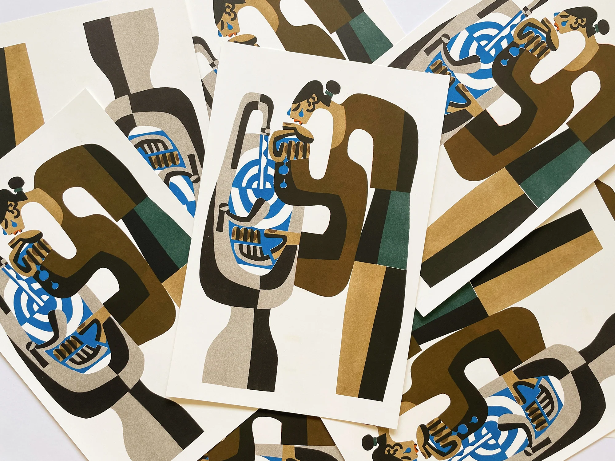 Bill Rebholz - Sinking In Risograph - Image 5