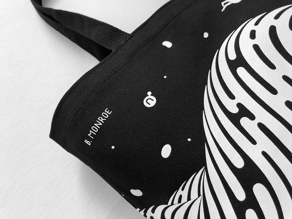 Brendan Monroe - Waves Tote (2-Sided Print) - Image 3