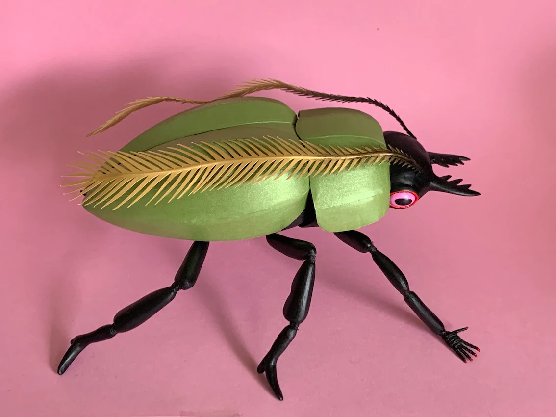 Cat Johnston - Green beetle - Image 2