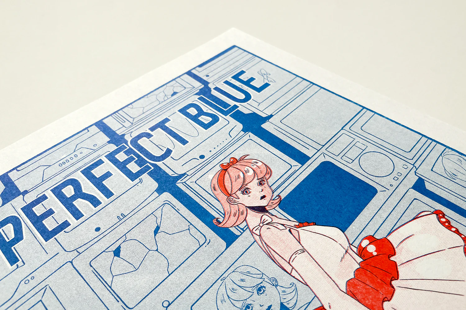 Chlo Greve x Animayhem - Perfect Blue Risograph - Image 5