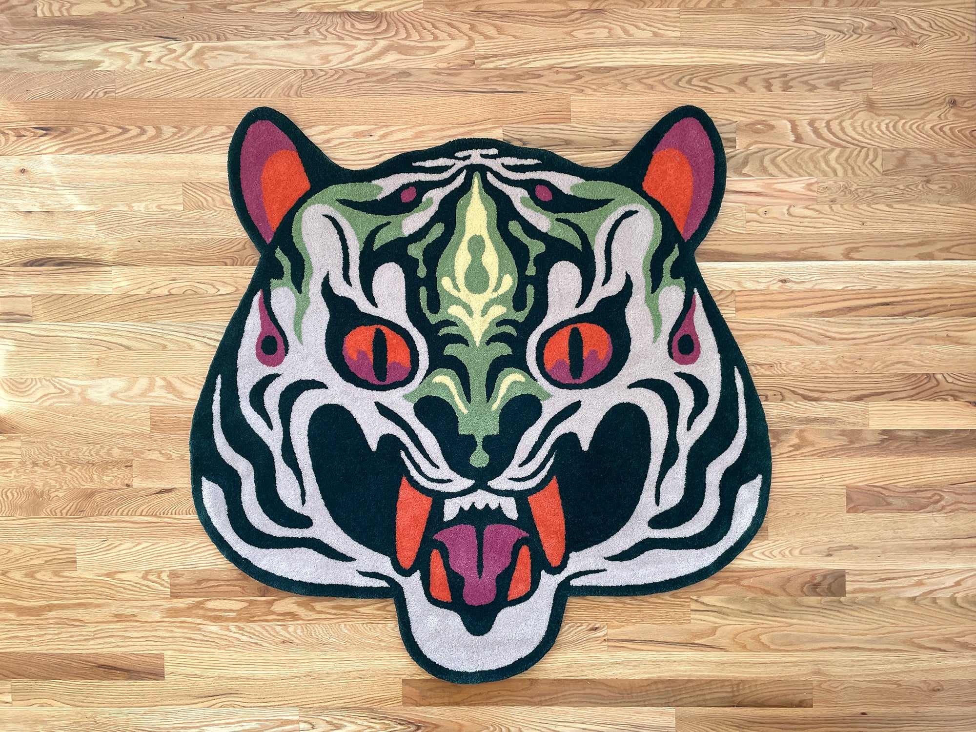 Beast Is Back - Tiger Handmade Tuft Rug - Image 2