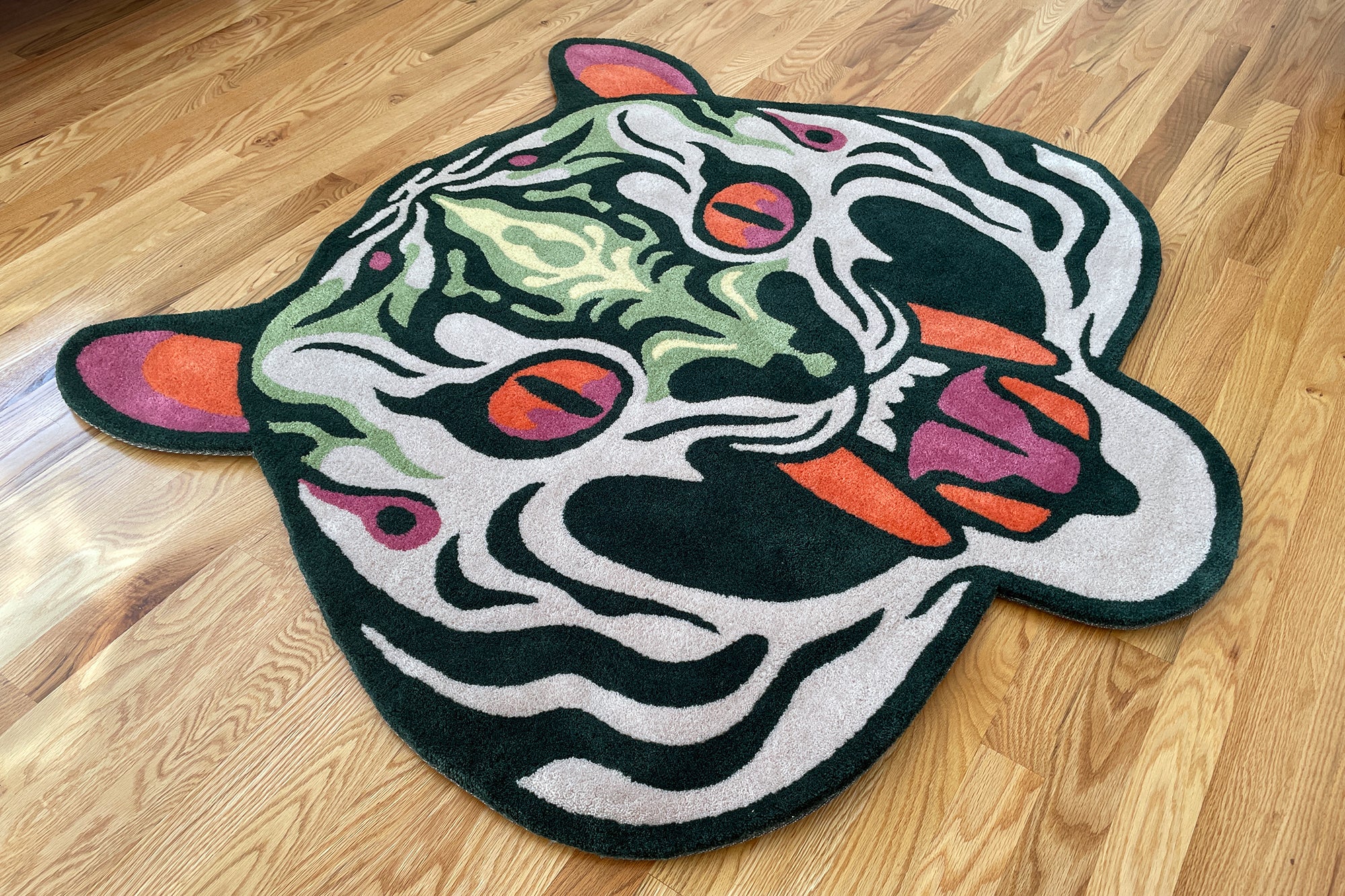 Beast Is Back - Tiger Handmade Tuft Rug - Image 3