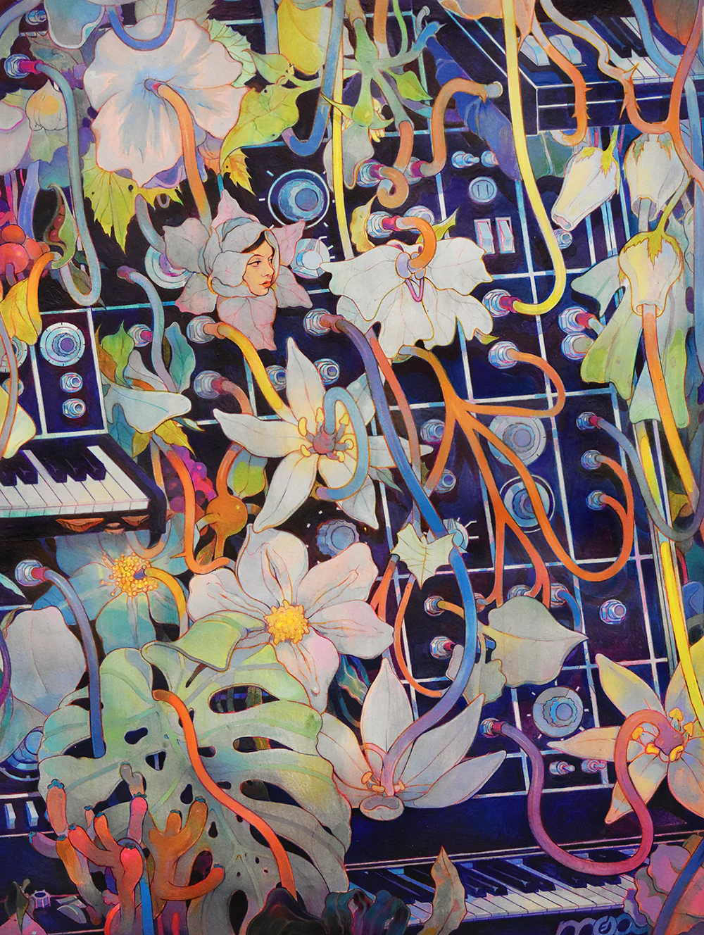 Jesus Benitezf - Racines Synthetiques Print