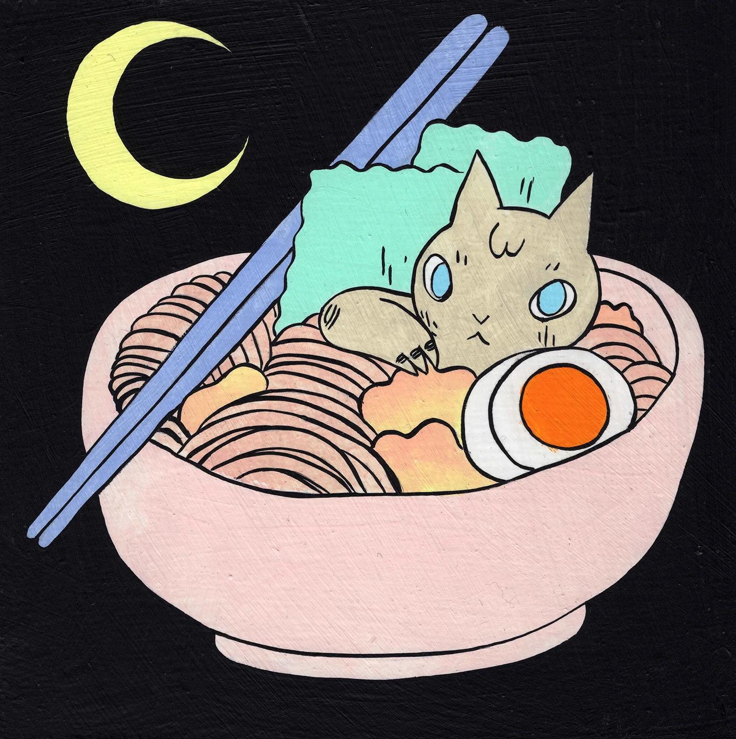 Deth P. Sun - Ramen Cat