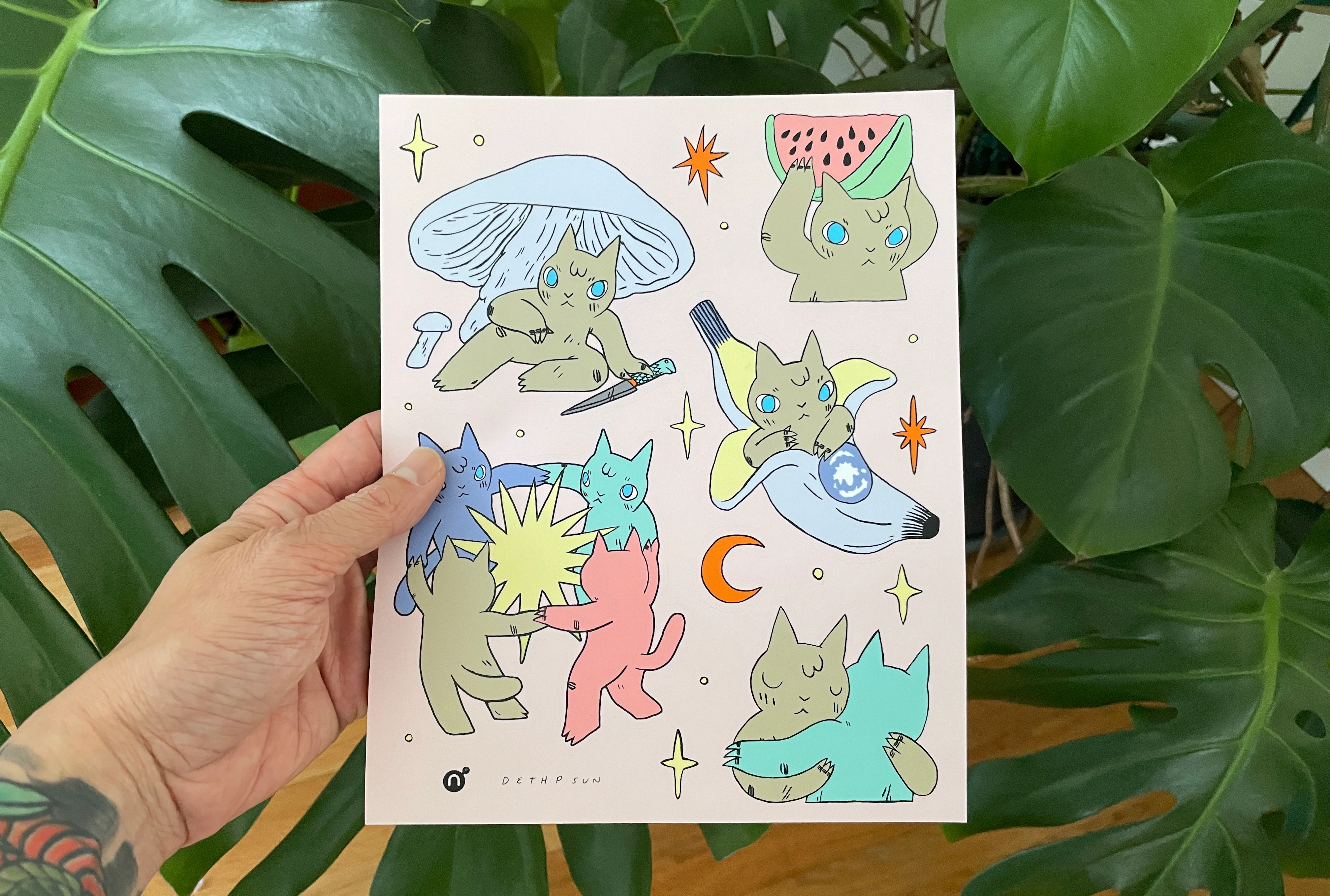 Deth P. Sun - Sticker Sheet - Image 3