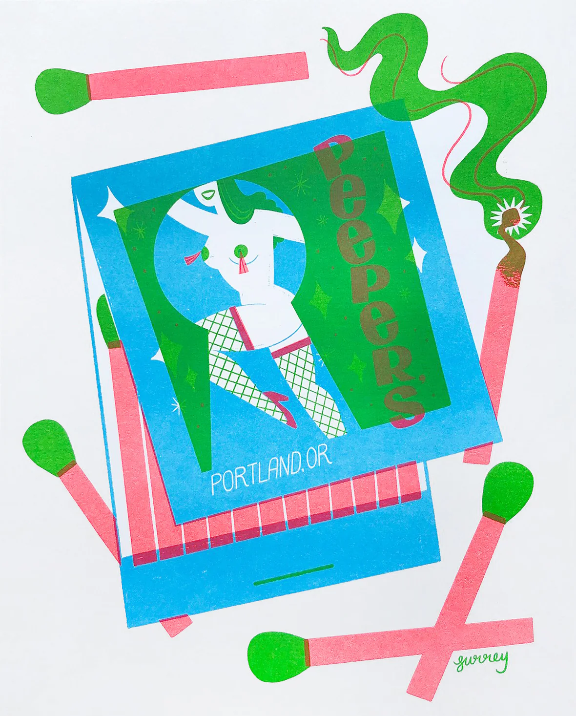 Ellen Surrey - Peeper's Risograph