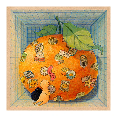 Felicia Chiao - Big Orange Print - Image 2