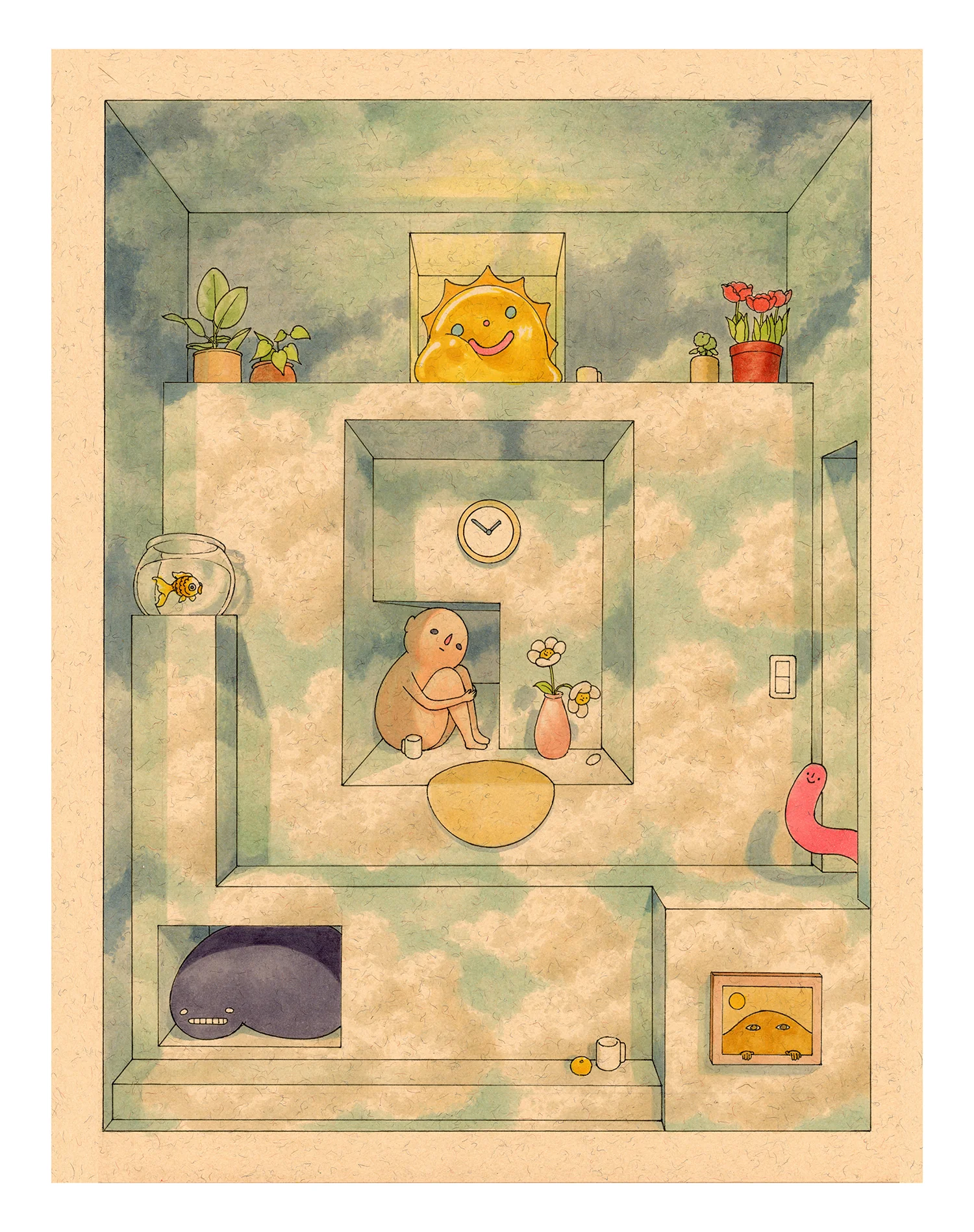 Felicia Chiao - Cloud Room Print