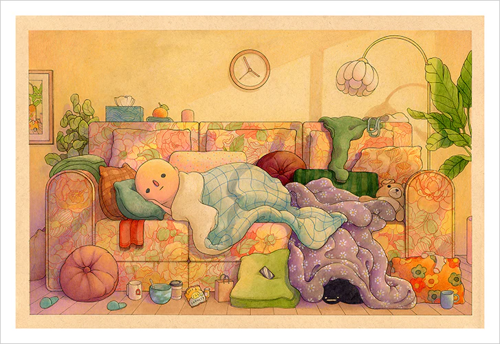 Felicia Chiao - Couch Nap Print - Image 2