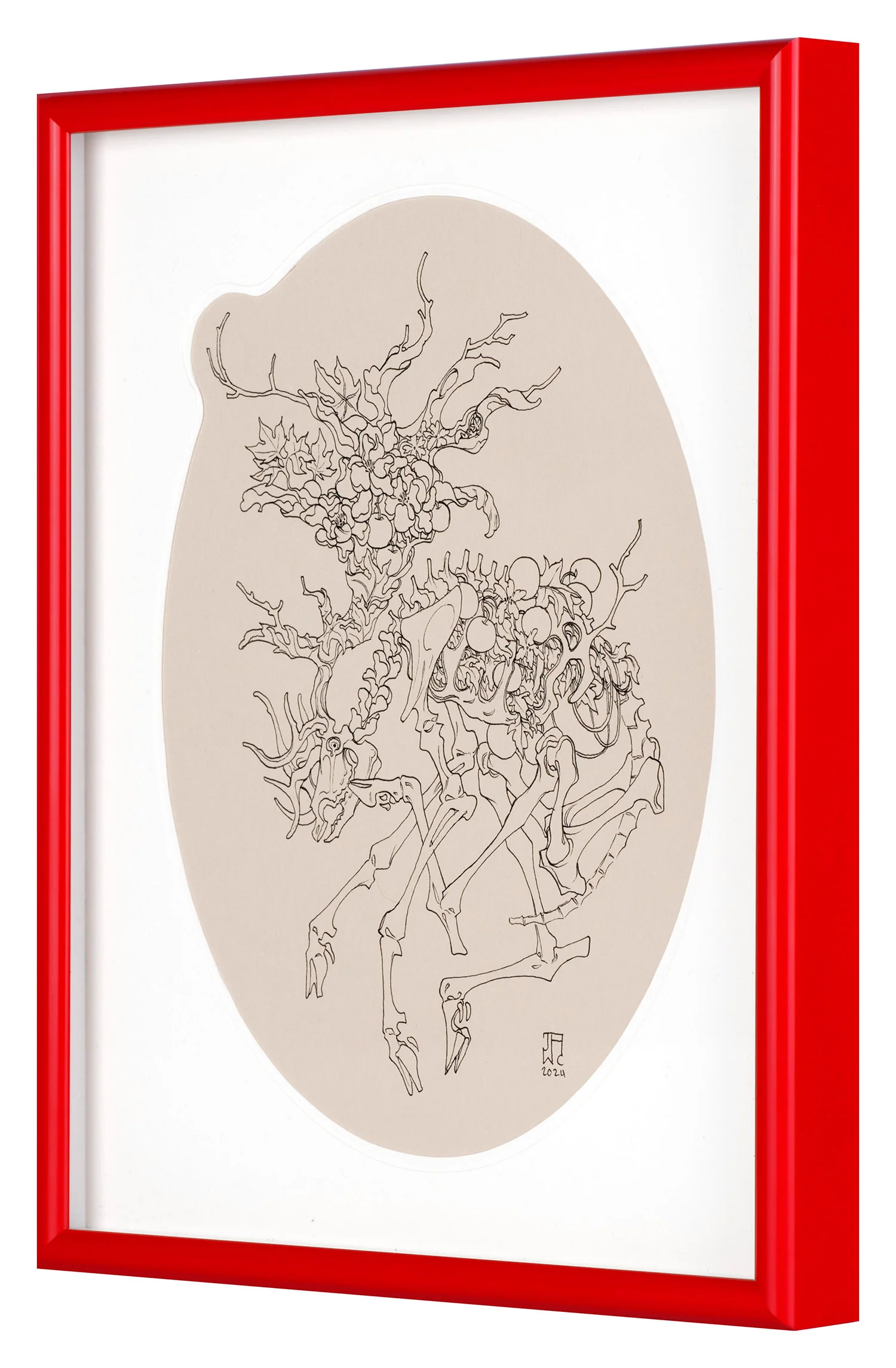 J.A.W. Cooper - Ashes To Ashes Drawing - Image 2