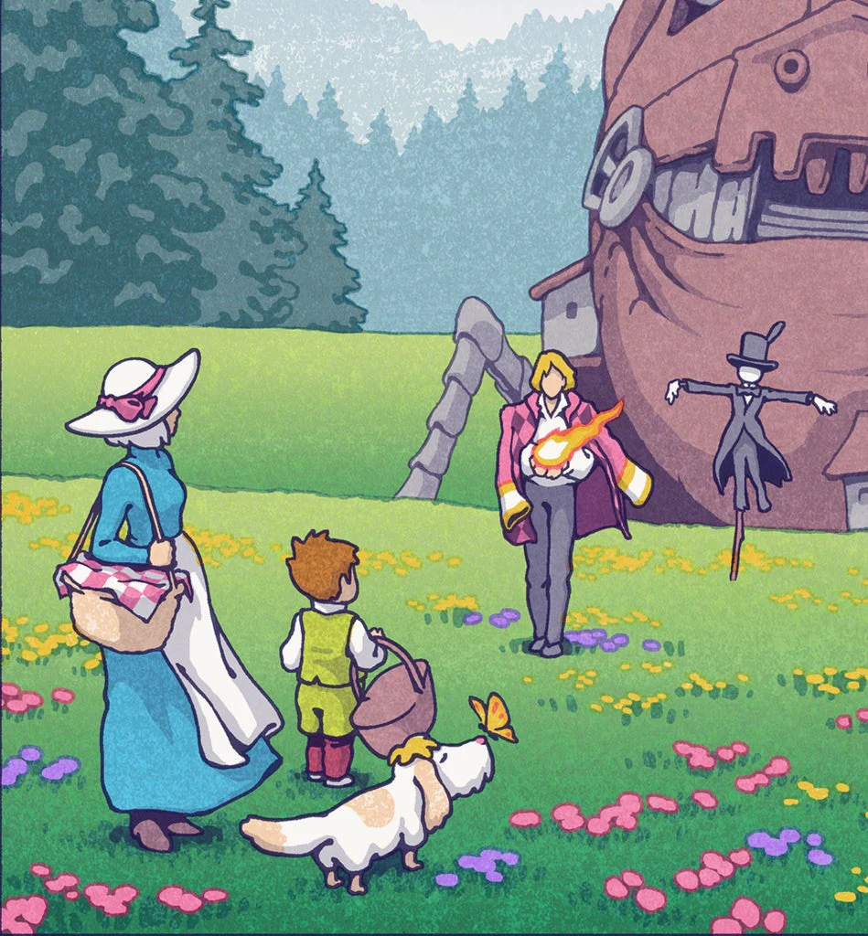 Jed Henry - Picnic in the Meadow Print - Image 3