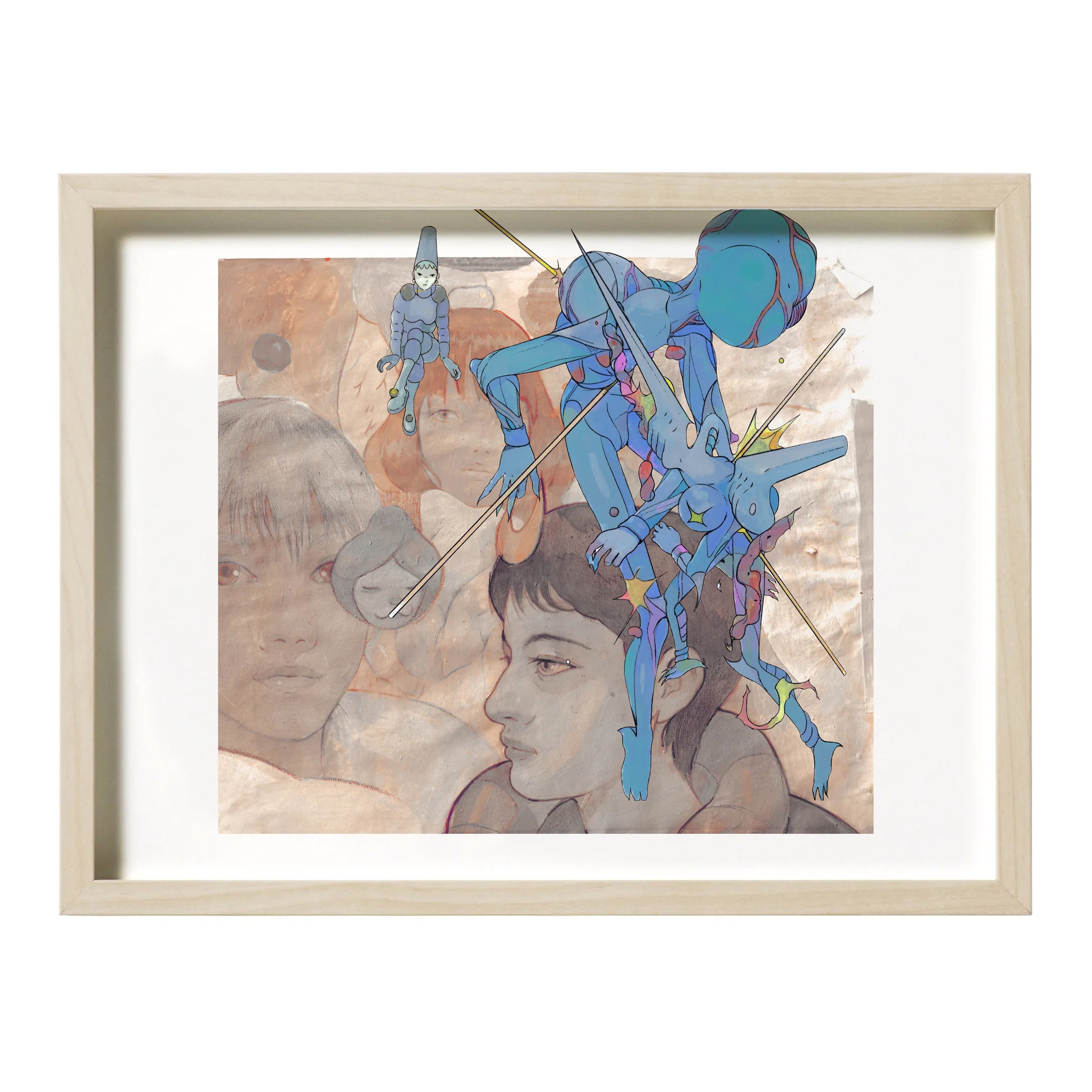 Jesus Benitezf - Dance of the Dolls 2 Framed Print