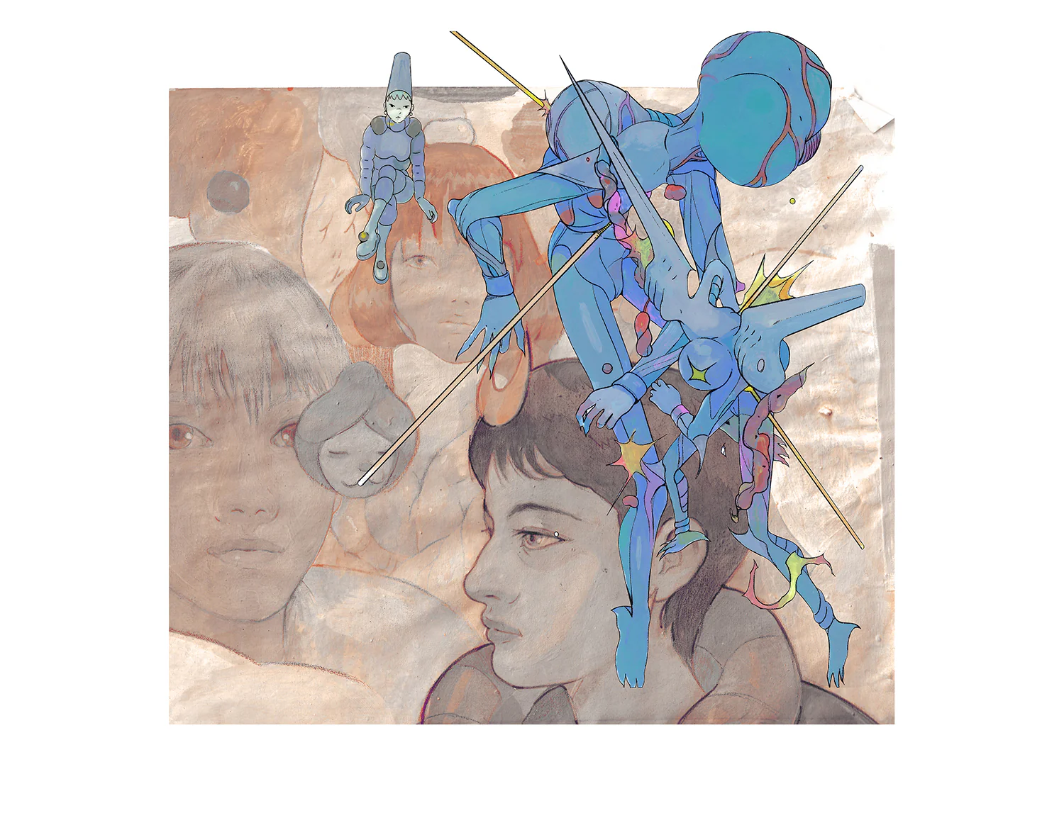 Jesus Benitezf - Dance of the Dolls 2 Print