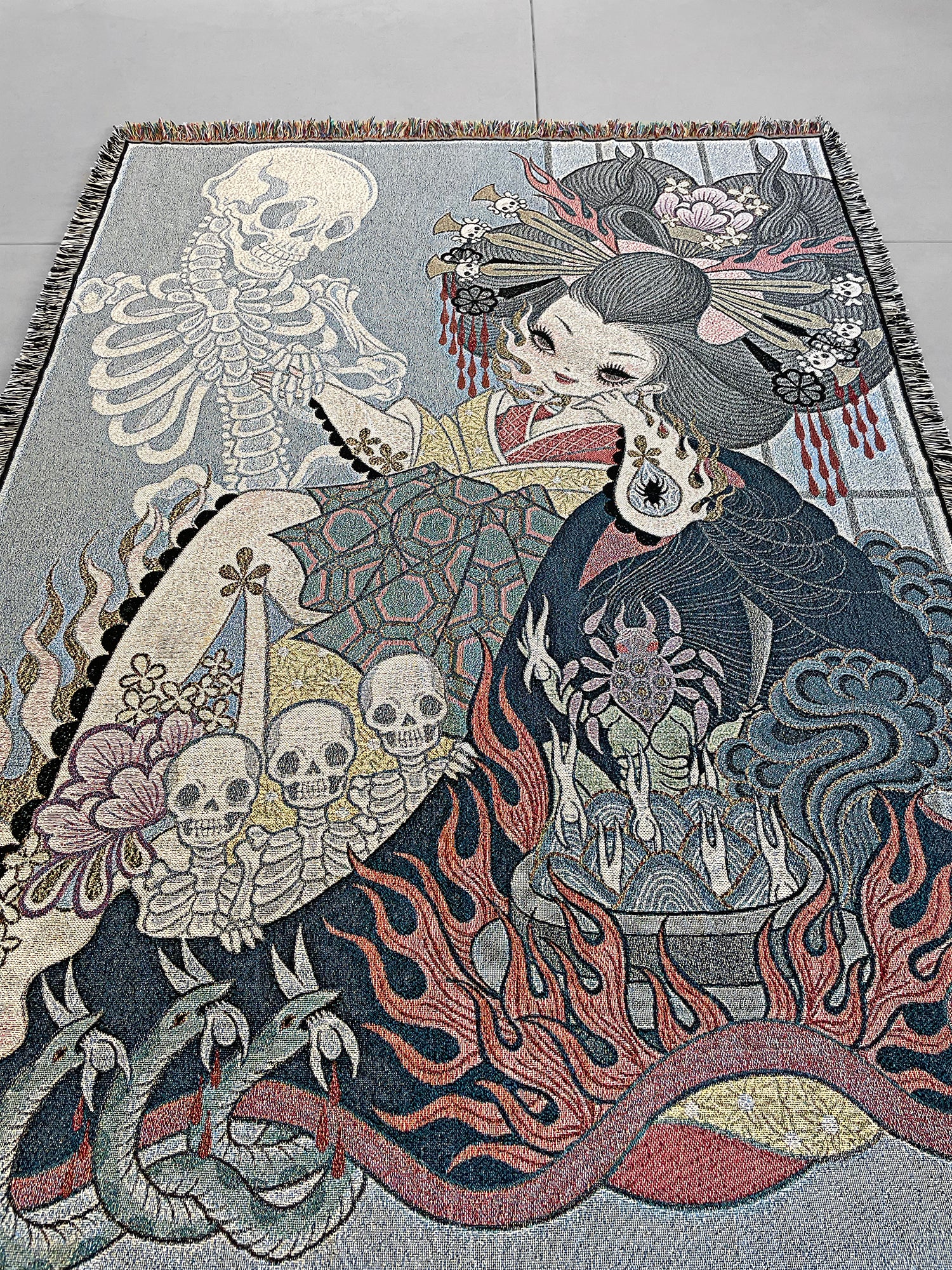 Junko Mizuno - Jigoku Dayu Blanket Tapestry (PREORDER) - Image 3