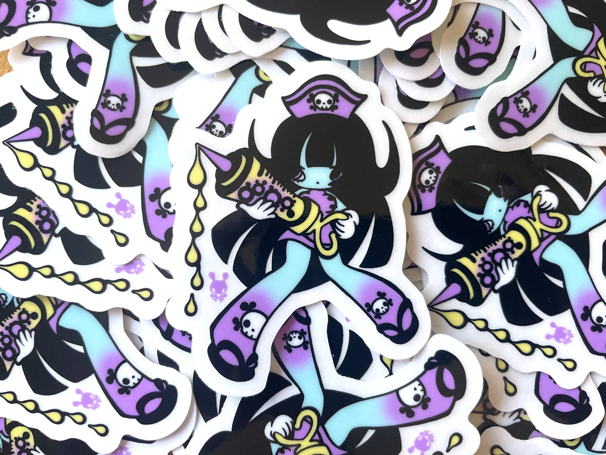 Junko Mizuno - Nurse 4" Sticker - Image 3