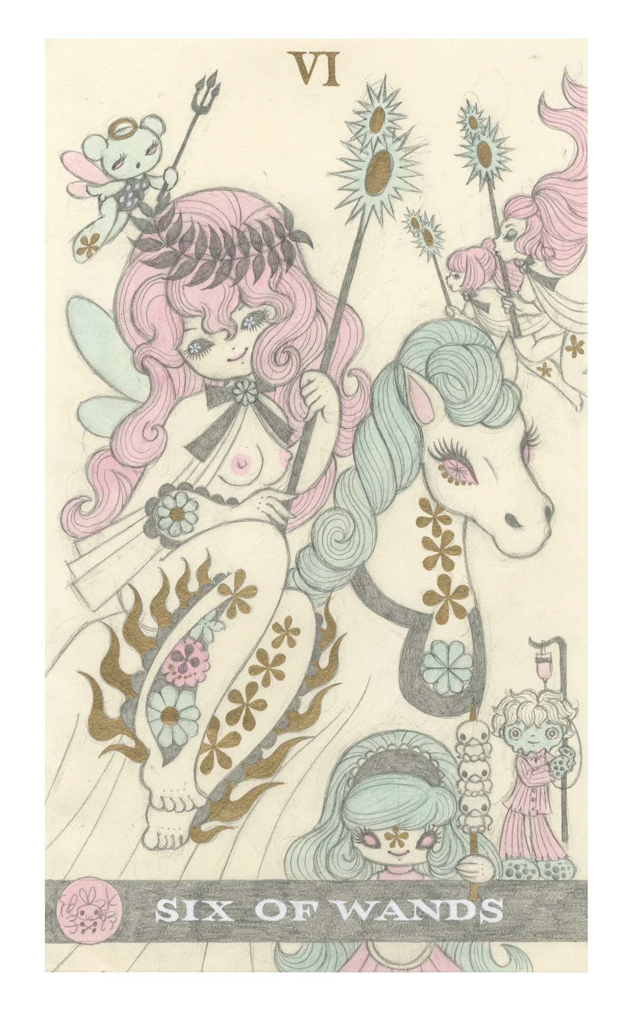 Junko Mizuno - Six Of Wands: Cinderalla Fairyland - Image 2