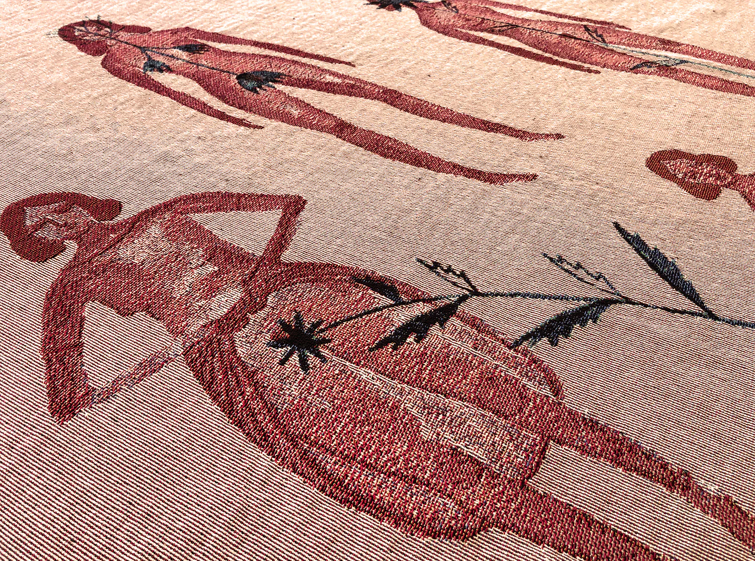 Kaye Blegvad - Medieval Girls Blanket Tapestry - Image 4