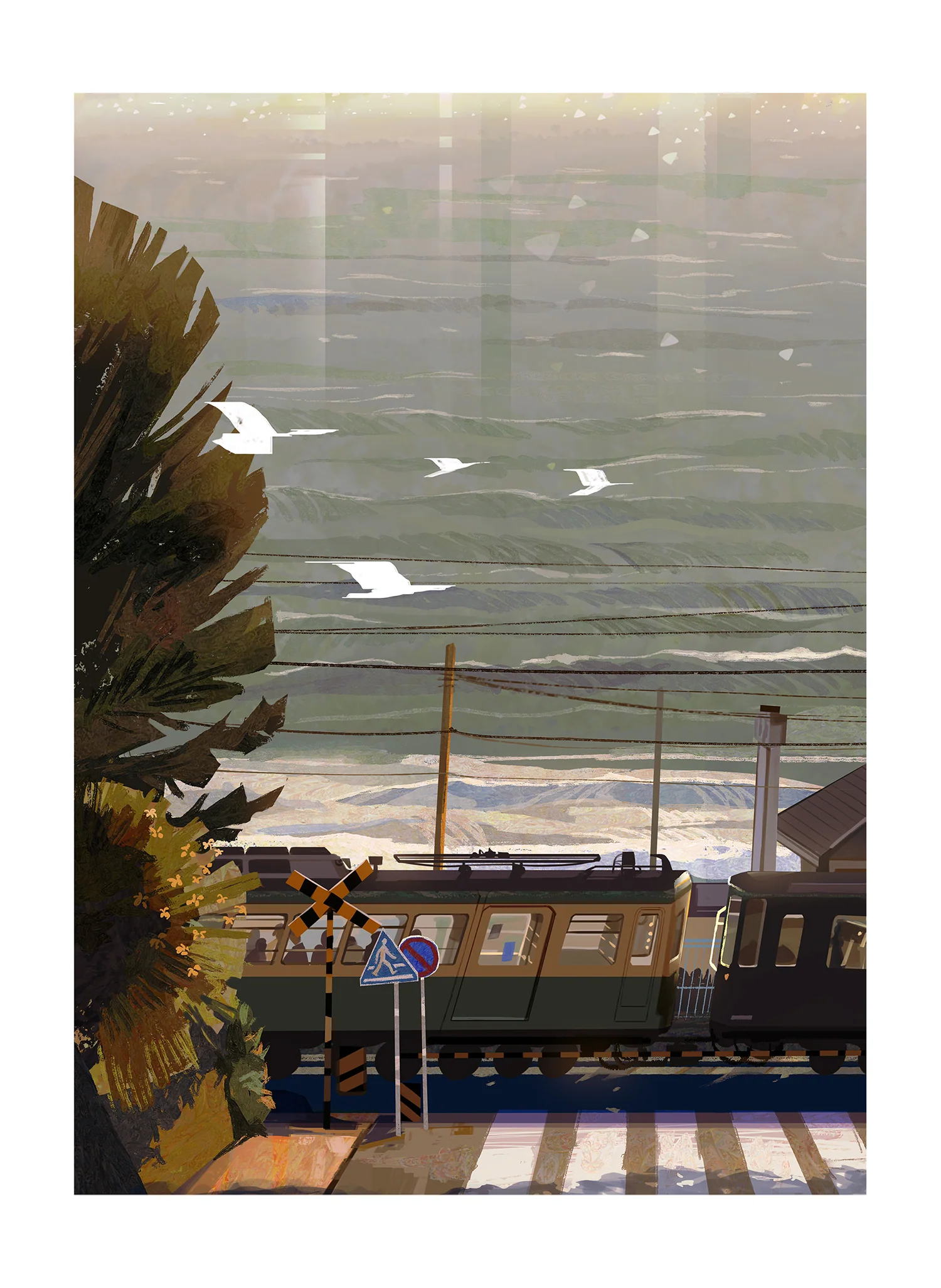 Kaye Kang - On My Way Home Print