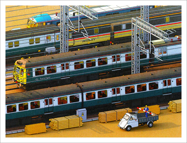Kidfue -  Train Yard A Print - Image 2