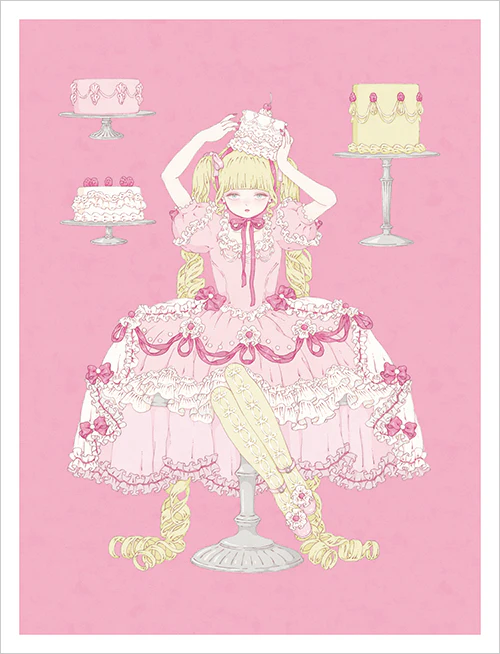 Kira Imai - Cherry Cake Dress Print - Image 2