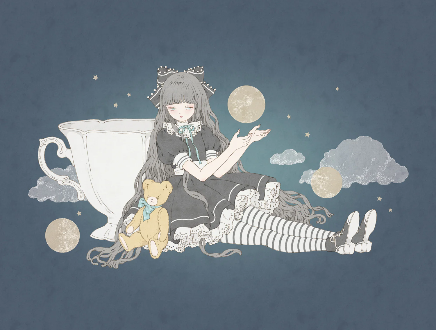 Kira Imai - Dark Tea Print