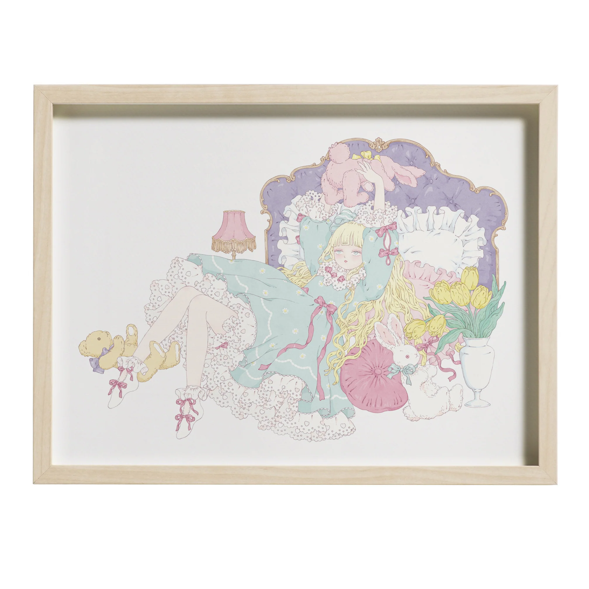 Kira Imai - Draped Framed Print