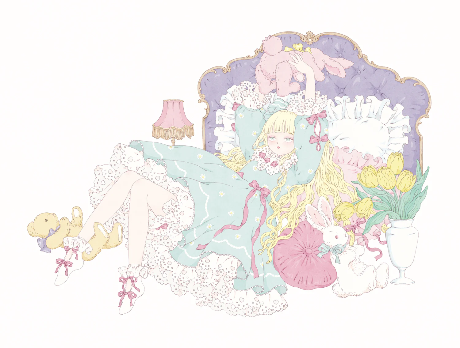 Kira Imai - Draped Framed Print - Image 2