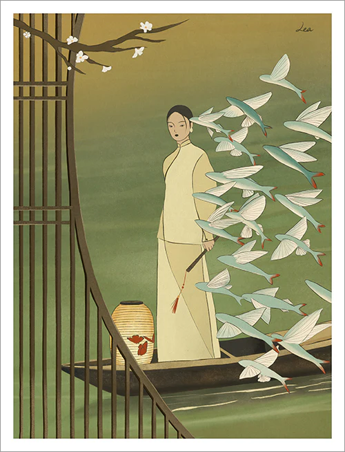 Lea Woo - Flying Fish Print - Image 2