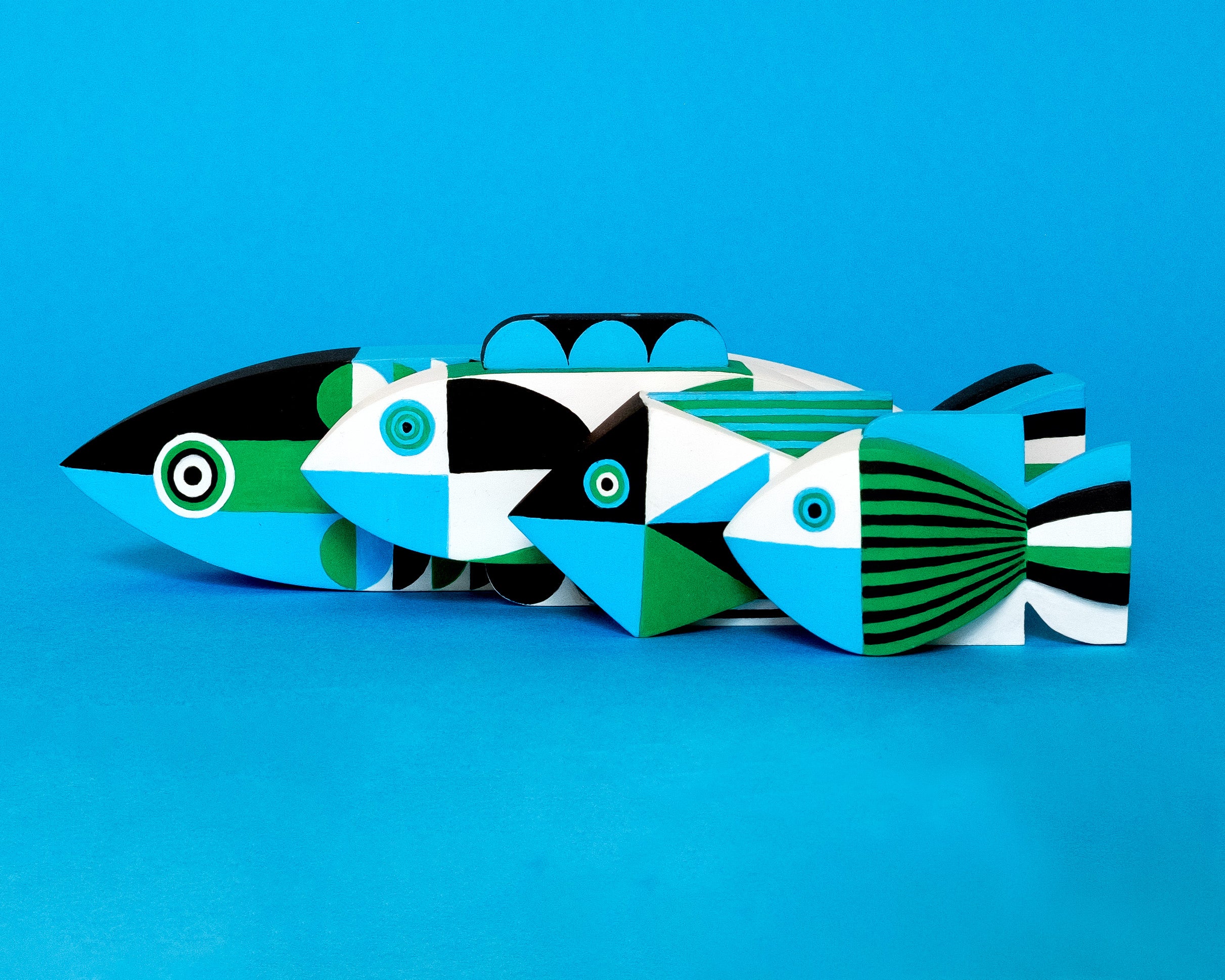 Lesley Barnes & Ross McAuley - Stack of Fish - Image 2