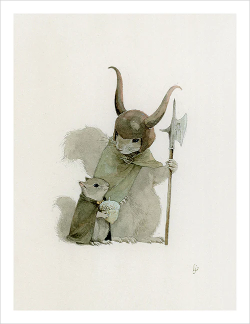 Lily Seika Jones - Acorn Guardian Print - Image 2