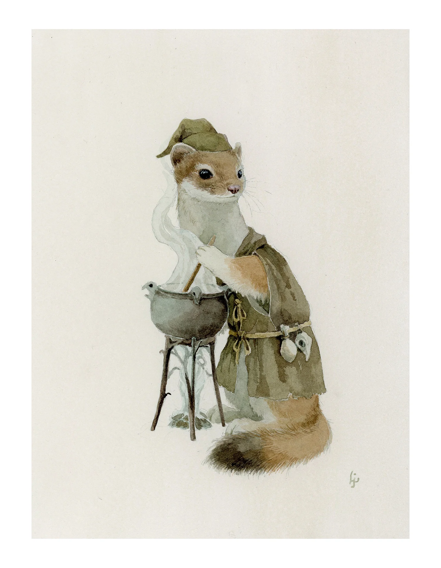 Lily Seika Jones - Ermine Print