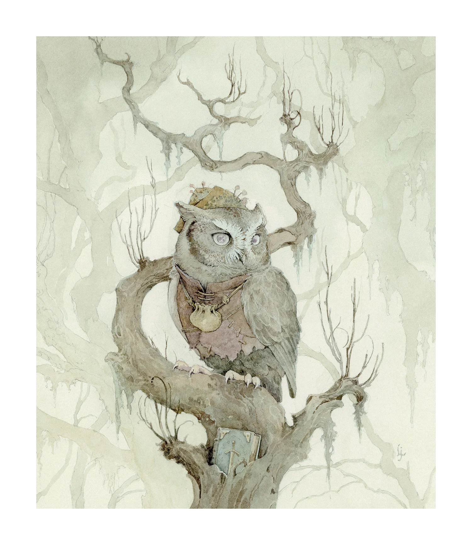 Lily Seika Jones - Hidden Book Print