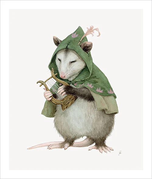 Lily Seika Jones - Possum Bard Print - Image 2