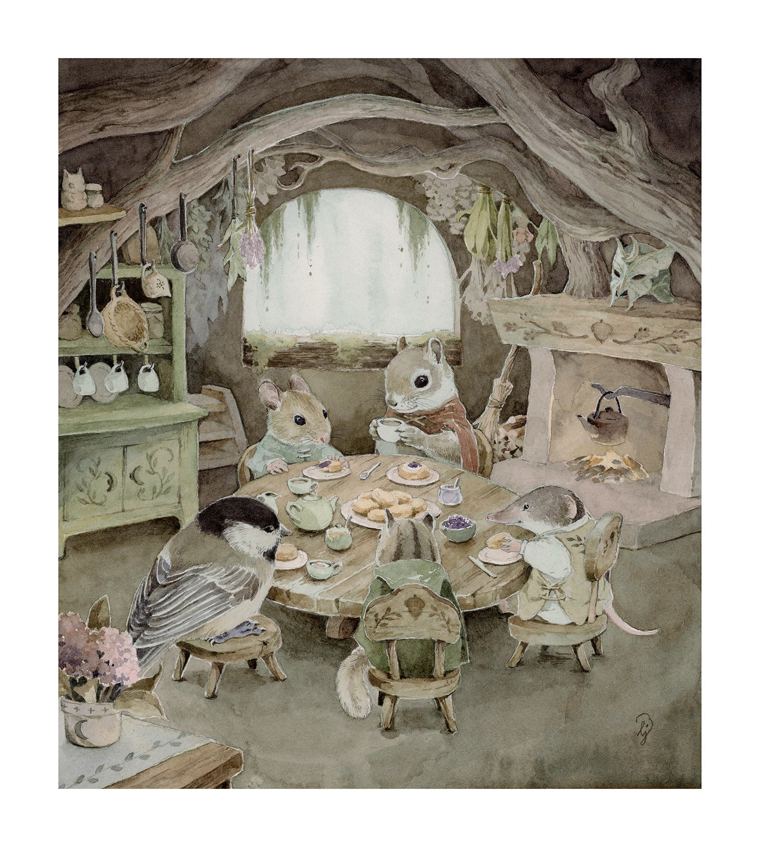 Lily Seika Jones - Tea Party Print