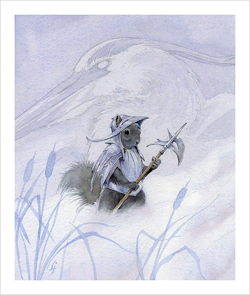 Lily Seika Jones - The Heron Knight Print - Image 2