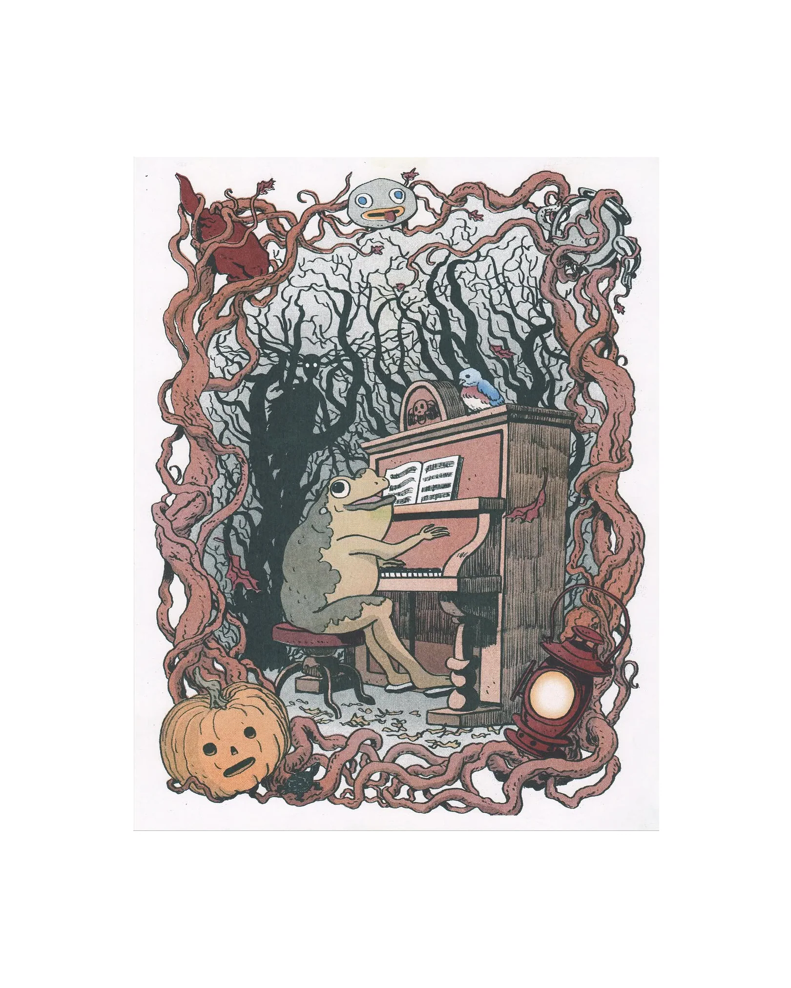 Matt Emmons - Over the Garden Wall Risograph - Image 2