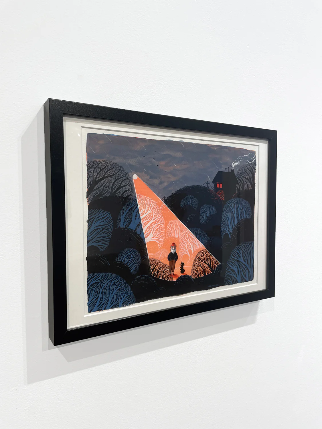 Matt Schu - Old Man and Cat in Spotlight - Image 2