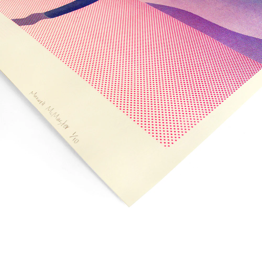 Maxwell McMaster - Cloud Risograph Print - Image 3