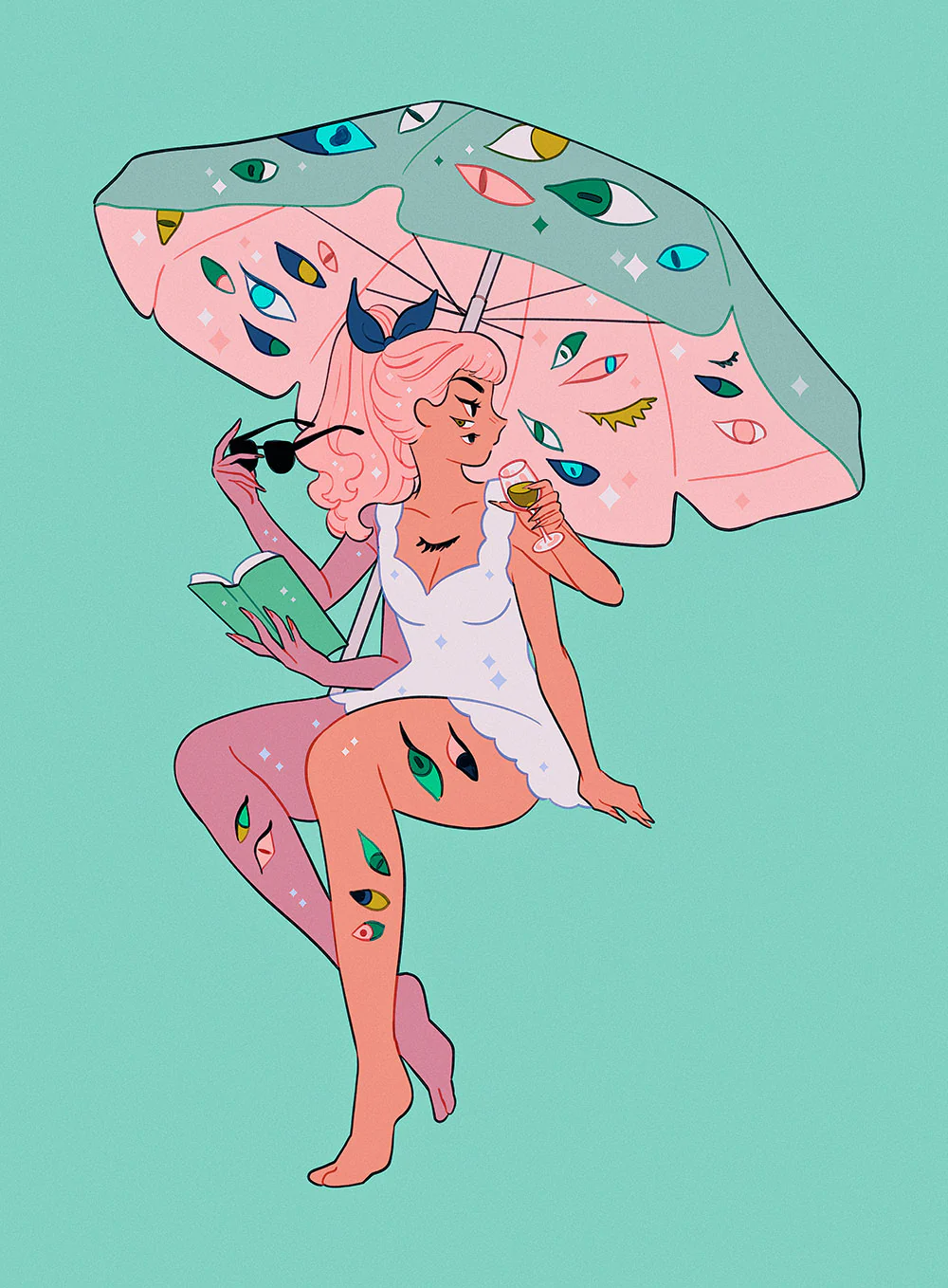 Meyoco - Monster Vacation Print