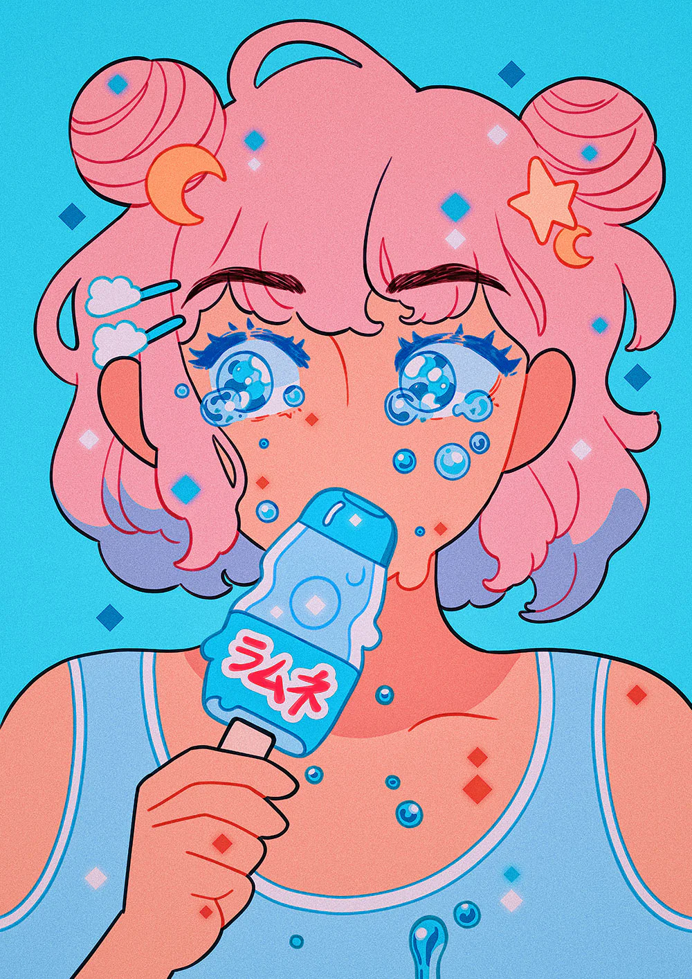 Meyoco - Ramune Ice Print