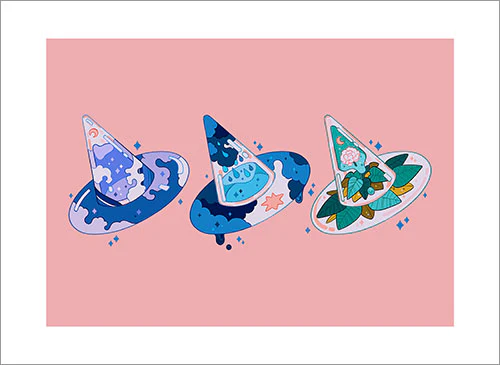 Meyoco - Witch Hat Print - Image 2