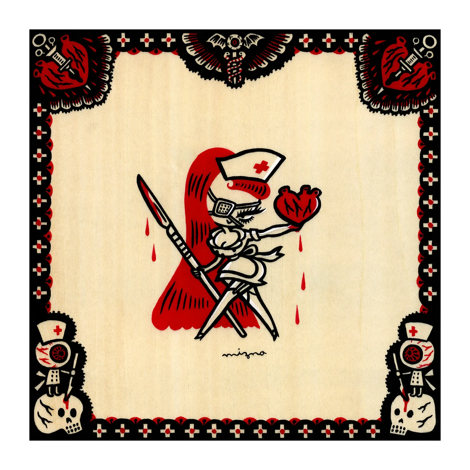 Mizna Wada - Bloody Nurse Print