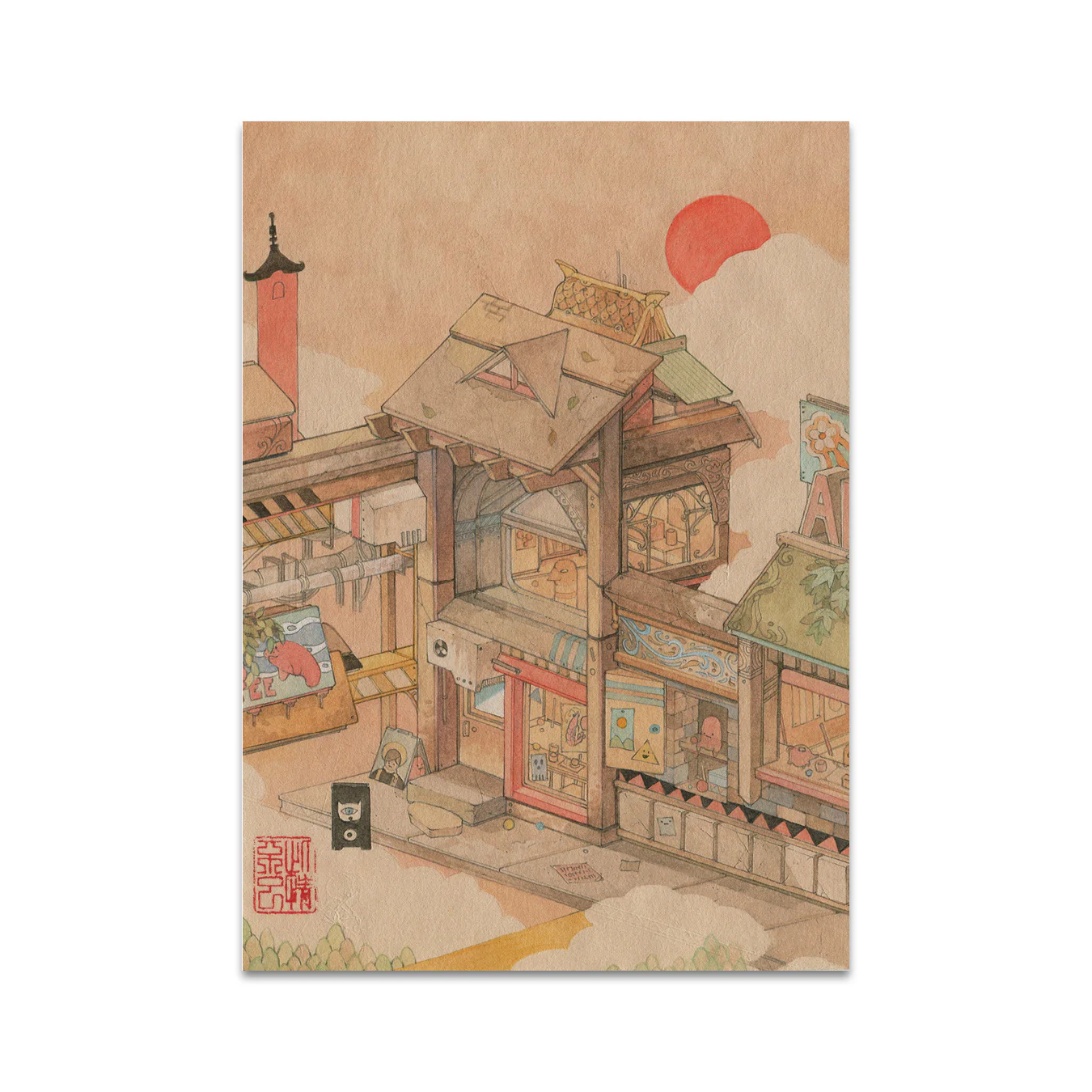 P5 Alfred Liu - 3 Postcard