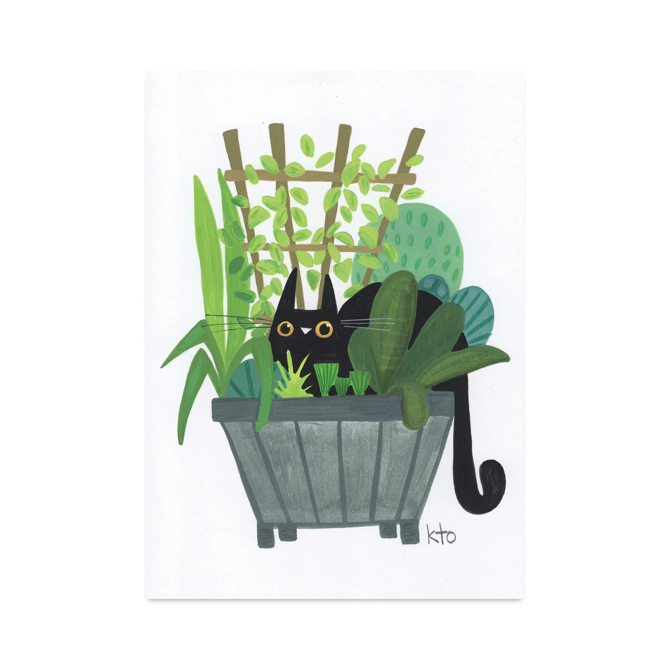 P5 Karen Obuhanych - 4 Postcard