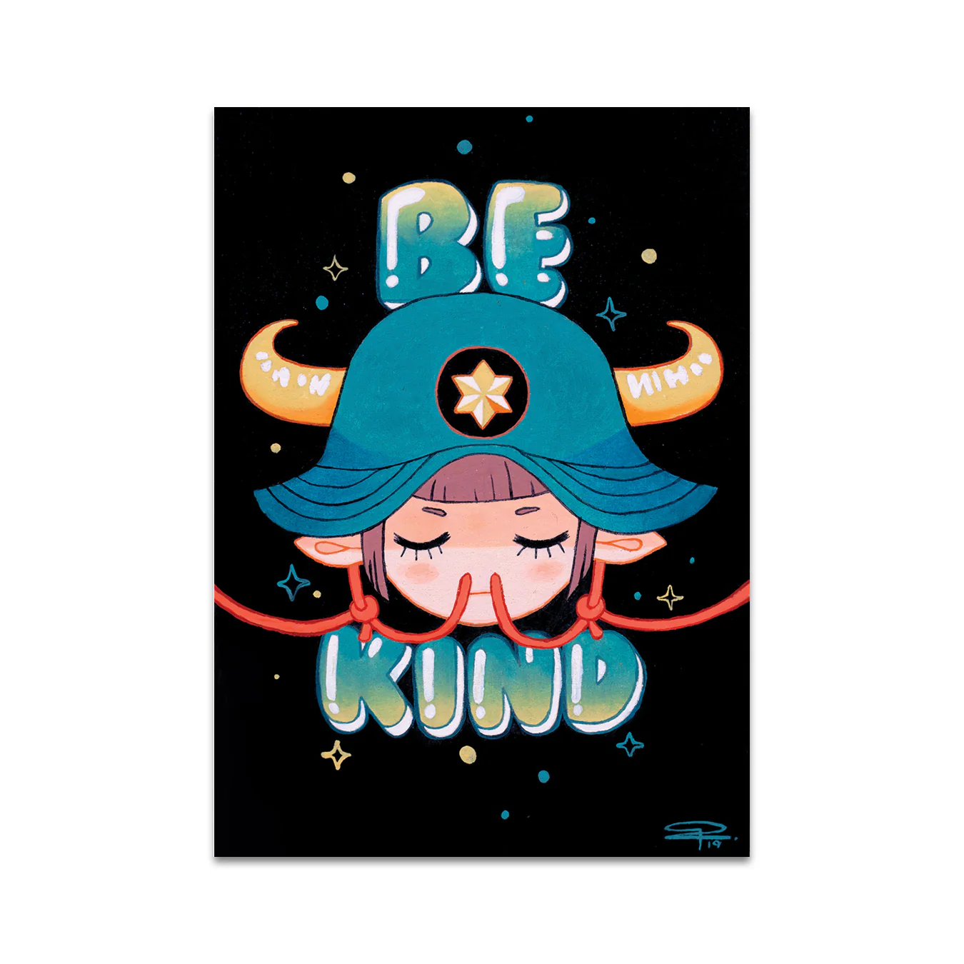 P5 Bobby Leash - 1 Postcard